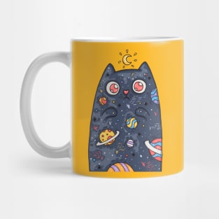 cute cat universe Mug